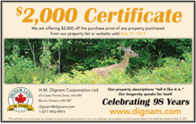 $2,000 Savings Certificate