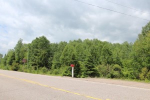 road side view of property