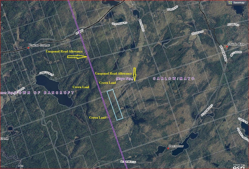 Lot For Sale in Northern Ontario Connected to Crown Land
