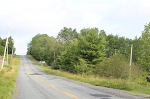 paved road to property